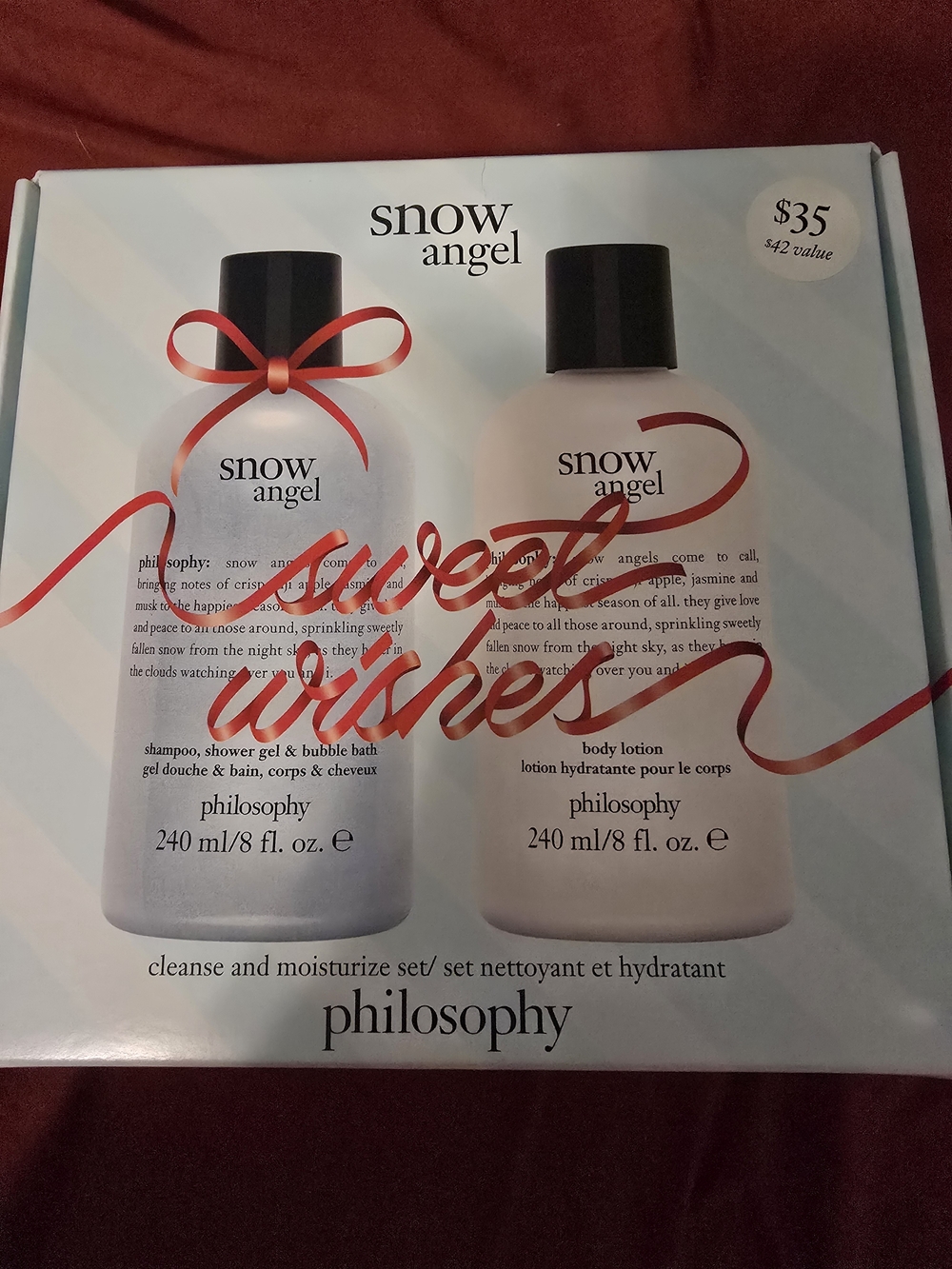 Philosophy Snow Angel Bath & Body Set - NIB
